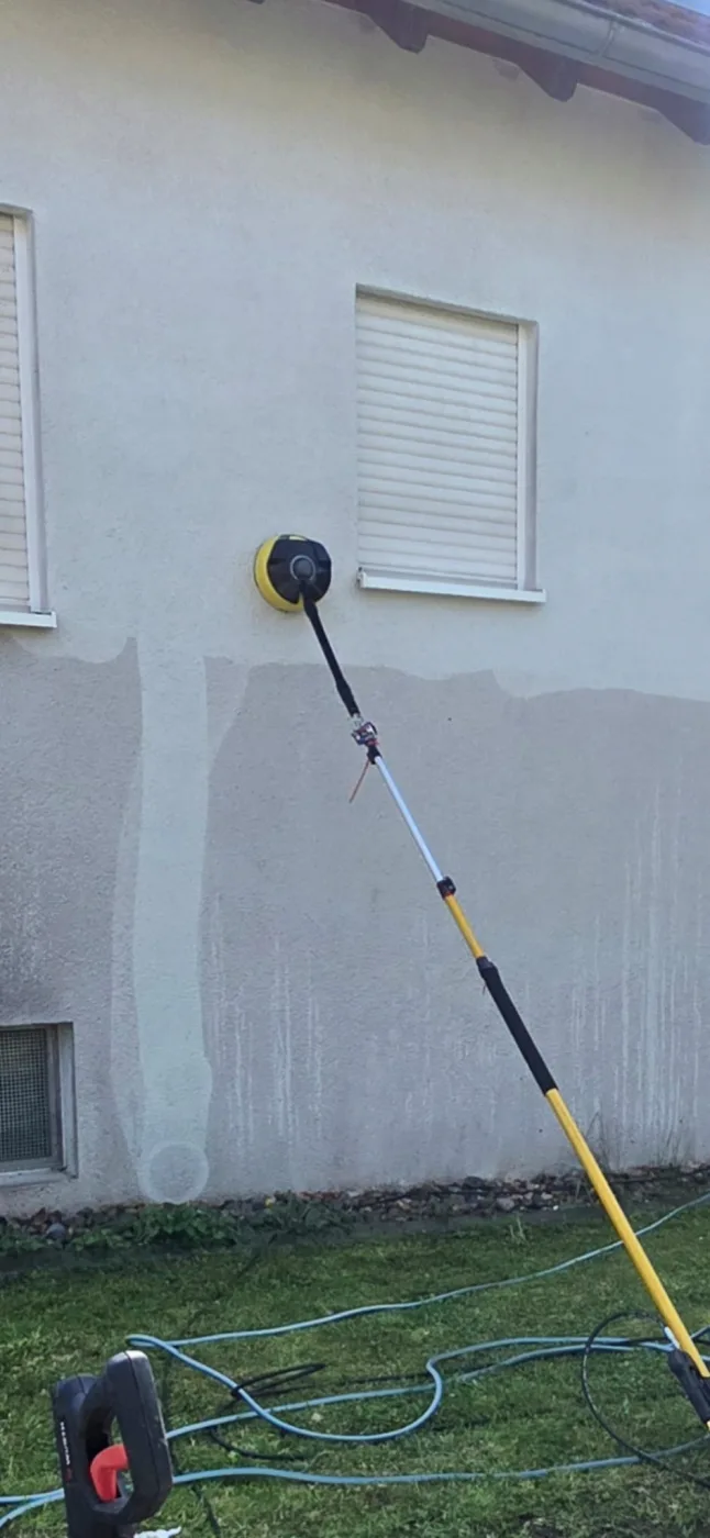 Fassadenreinigung in Schwäbisch Hall – Ergebnis sofort sichtbar